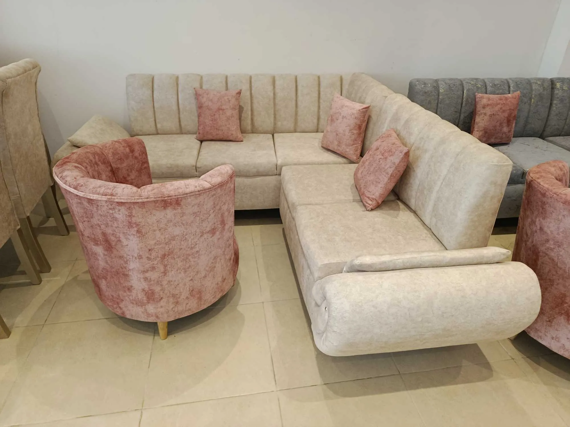 Sala L doble brazo